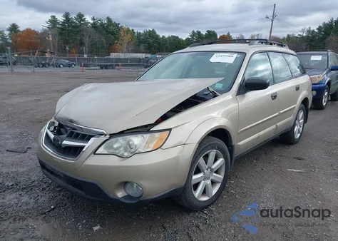 2008 Subaru Outback 2.5I/2.5I L.l. Bean Edition from USA, damaged, VIN 4S4BP61C887349941